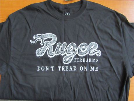 Ruger Black "Dont Tread On Me " Extra Large T Shirt .