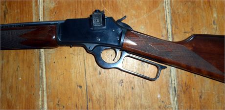 MARLIN 1894 CB (JM) .38/367 20" ROUND BARREL LEVER ACTION RIFLE WITH LYMAN SIGHT