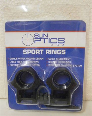 Sun Optics 1 inch High Sport Rings . Model SM056