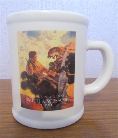 Smith & Wesson Mountain Lion Coffee Mug . 1999 Version .