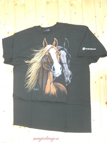 Smith and Wesson "Horses" Large Black T Shirt .