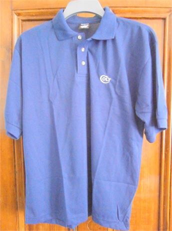 Colt Small Blue 4 Button Polo Shirt