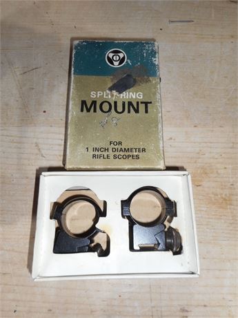 SCOPE MOUNTS - ONE INCH TUBE - 11mm DOVETAIL - ANSCHUTZ FIT