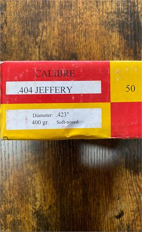 404 JEFFEREY Vintage Unopened box of 50