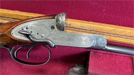 HENRY ATKIN A FINE PAIR OF SIDE LEVER 12 BORE SHOTGUNS