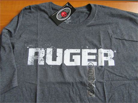Ruger Dark Grey Extra Extra Large T Shirt .