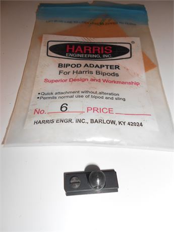 HARRIS BIPOD MOUNTING ADAPTOR FOR SPORTING RIFLES NEW IN PACKET