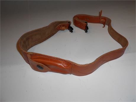 SLING, ALL LEATHER SUPERB NEW CONDITION PADDED - WITH CARTRIDGE POCKET