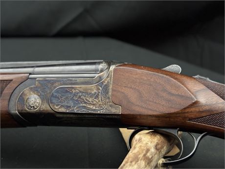 JOHN MACNAB HIGHLANDER O/U 12 BORE SHOTGUN - SUPERB