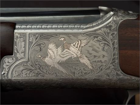 BROWNING CROWN 12 BORE O/U SHOTGUN