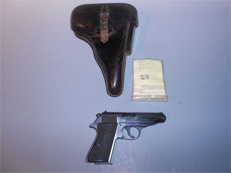 WALTHER PP 1902 DEACTIVATED PISTOL - WEHRMACHT MARKED  - 2017 CERT