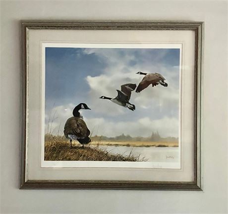 Geese In Flight - Spencer Hodge Signed Limited Edition Print