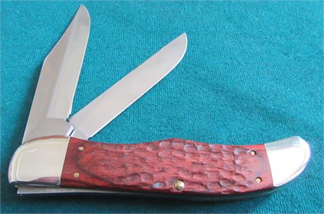 Case Folding Hunter Knife and Sheath .