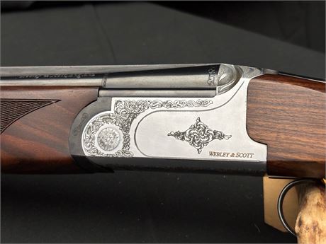 WEBLEY & SCOTT - MULTI CHOKE - 12 BORE O/U - SINGLE SELECTIVE TRIGGER