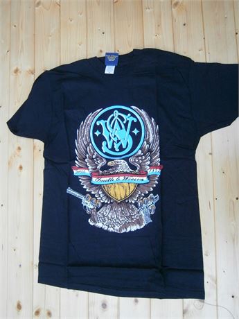 Smith & Wesson Black Extra Large Eagle T Shirt .